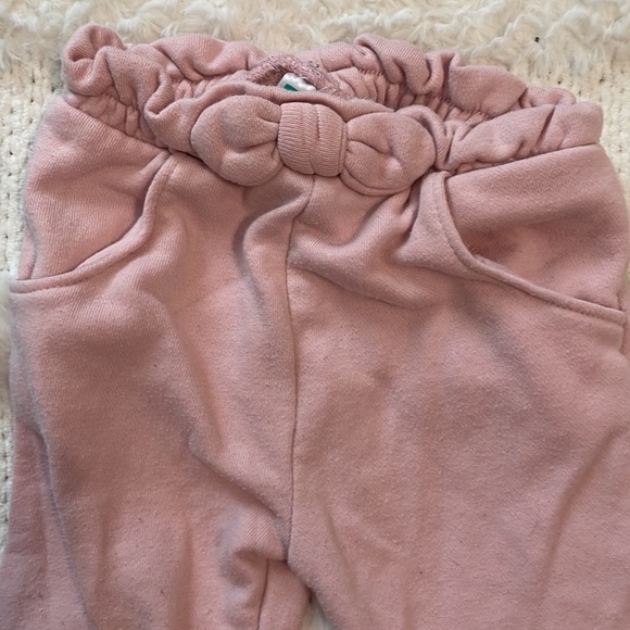 Garanimals Animal face romper tan & pink pants Baby girls size 12 M bundle of 2 - Picture 11 of 13